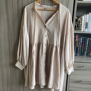 ASOS LS Dress with tie neck